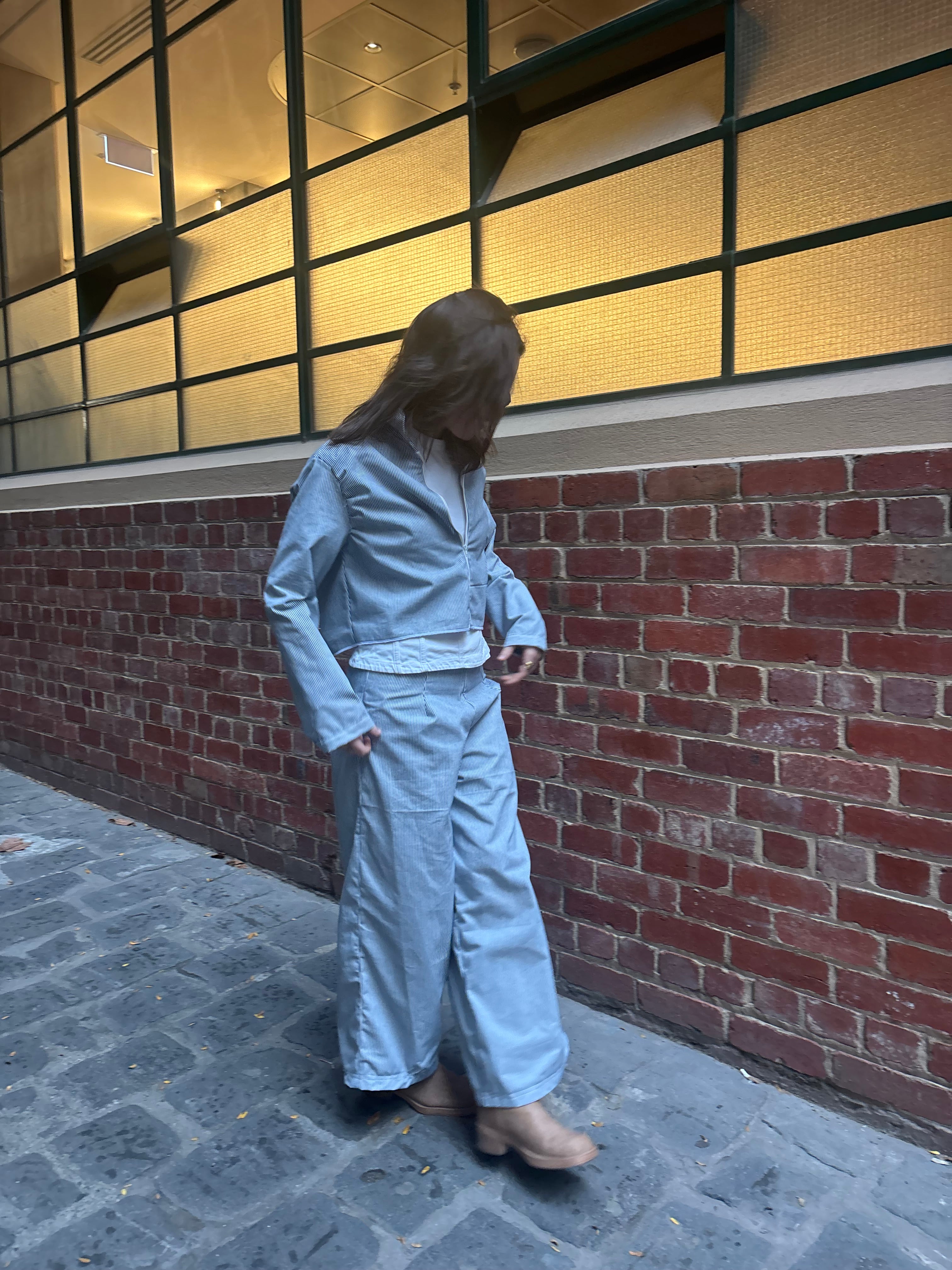 Pin stripe jacket