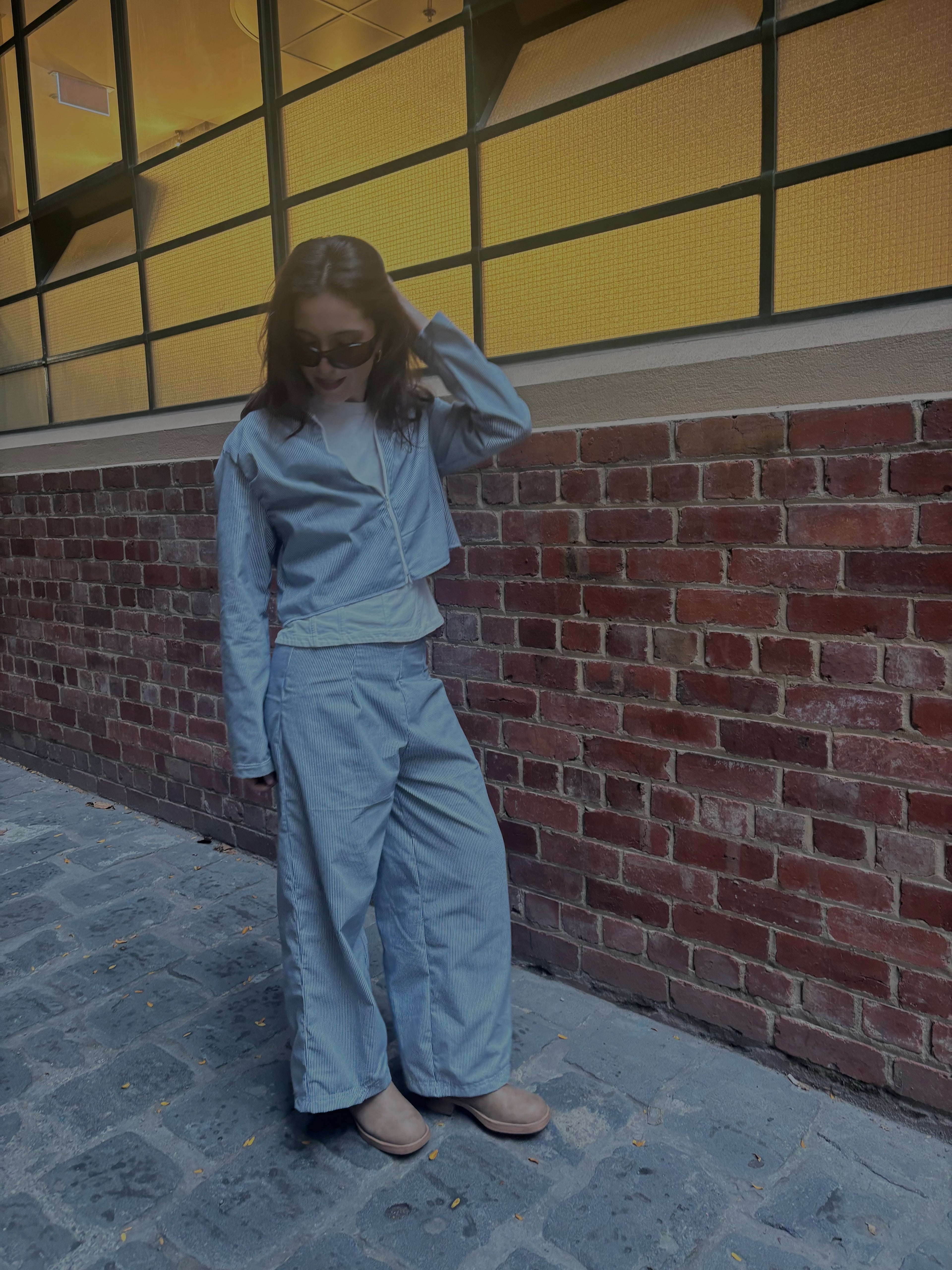 Pin stripe pants