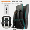 Ravel Expandable Laptop Backpack Waterproof Black